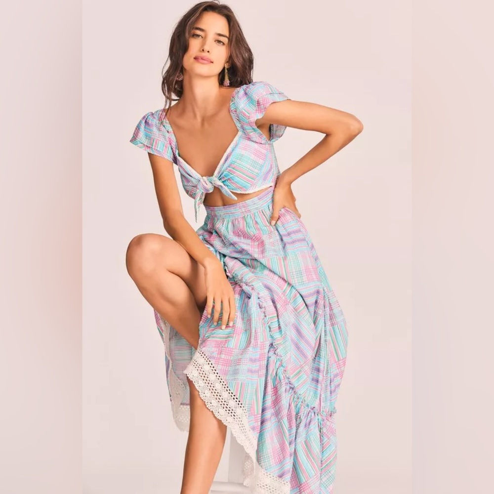 NWT LoveShackFancy Emeka Maxi Dress in Candyland